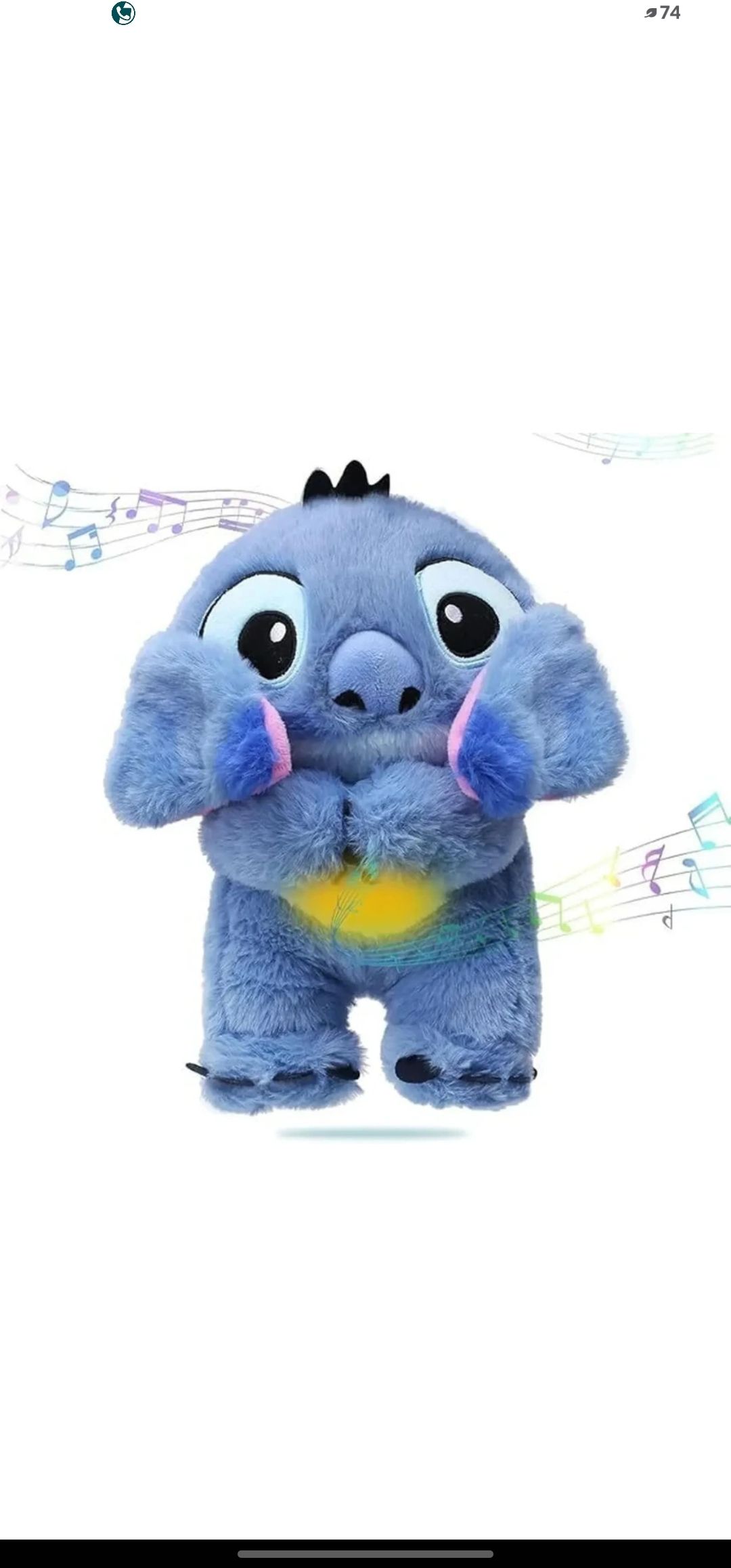 ssbtoys Breathing Plush Toy for Kids | Blue Alien Soft Toy - 32 cm-picture-48