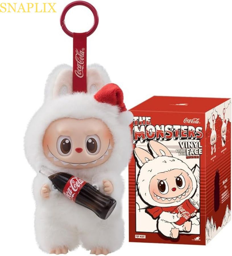Sparkling Polar Glow Labubu Doll of Happiness – Coca Cola Edition - 23 cm-image-23