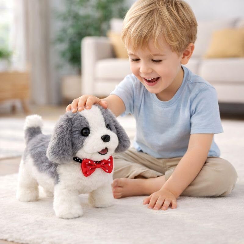 shirly Cute Walking Talking Puppy Toy Soft Plush Battery Operated Dog-picture-6