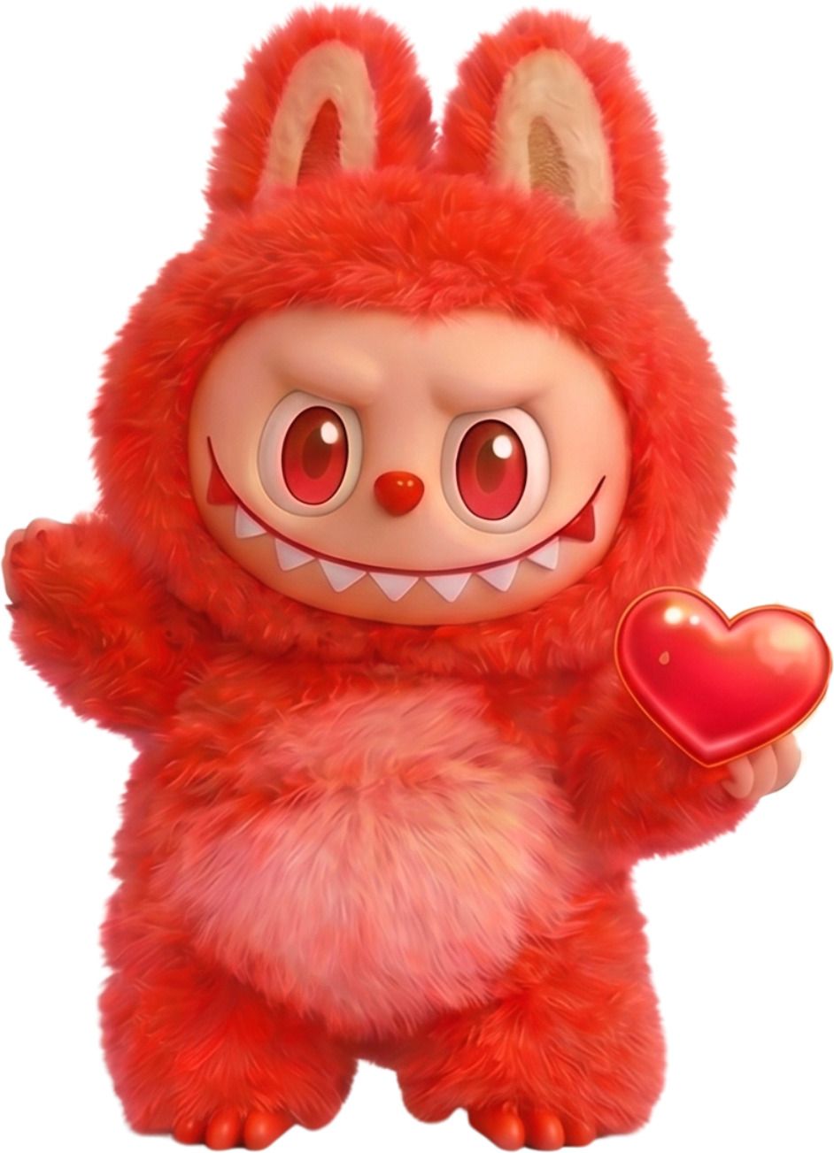 echoshop LABUBU Surprise Doll – Soft Plush & Vinyl Figure Toy - 17 cm-picture-1