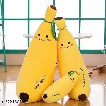 hellobear Banana Plush Toy Cute Cartoon Stuffed Furit Pillow for Home Decor or Kids_A - 32 cm-picture-39