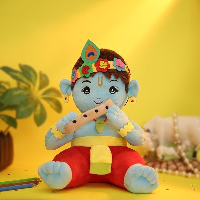 toy city Baby Krishna Musical Soft Stuffed Plush Toy Best Birthday Gift for (Boys, Girls) - 25 cm-picture-22