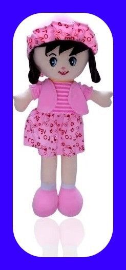 New_Super soft toy Cute doll for kids girls and boys for gift size 65cm Pink - 65 cm-image-5