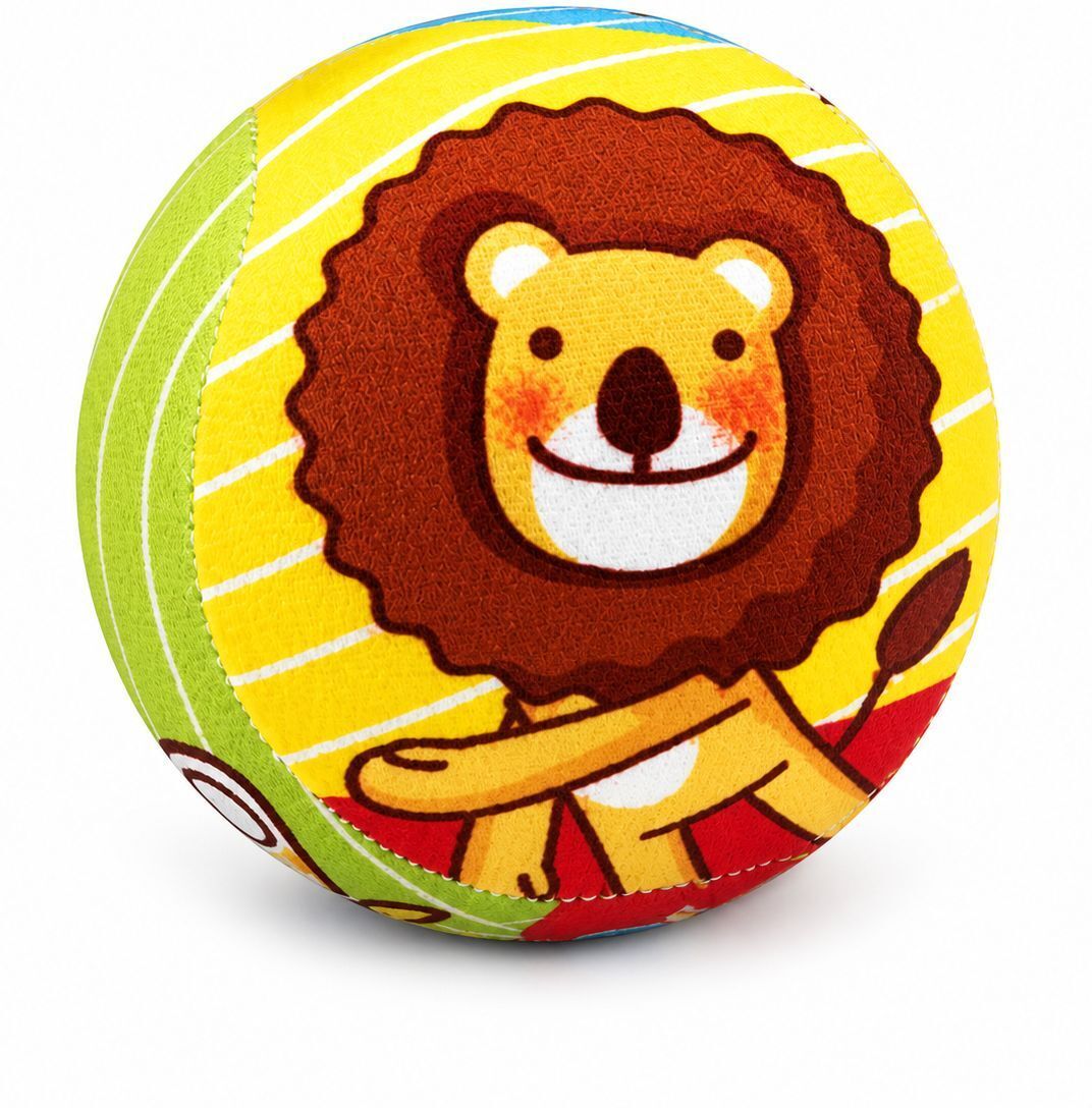 hi mom kids world Soft Printed Baby Play Ball Lightweight Fabric Toy for Kids and Toddlers - 9 cm-picture-13