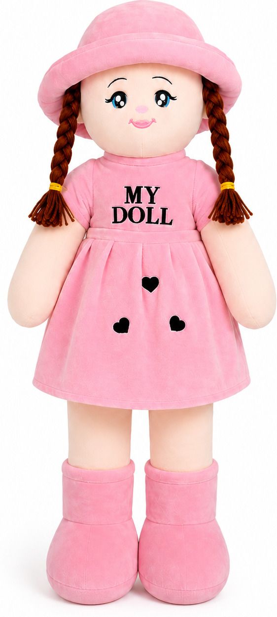 Cute 2.5 Feet Giant Pink Soft Doll for Girls - 85 cm-image-49