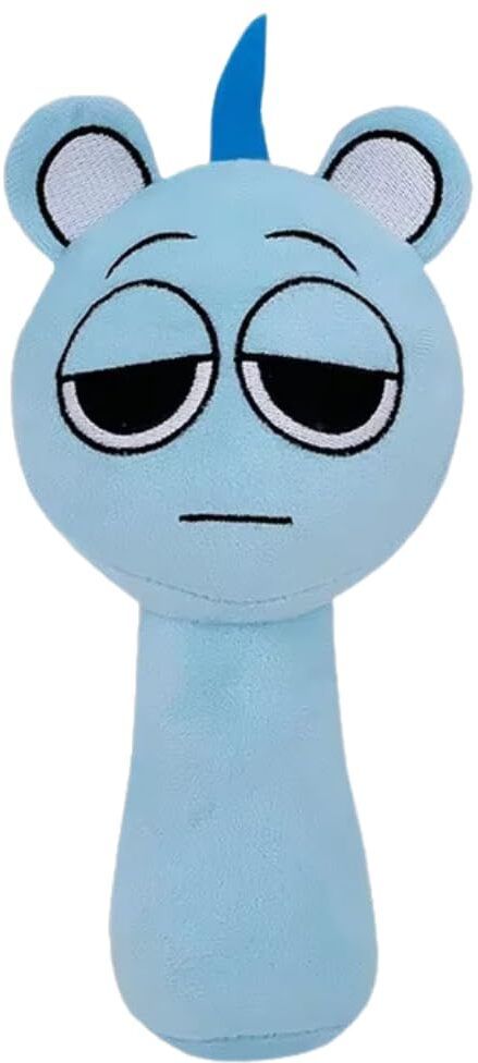 Blue Shy Sprunki Plush Toys - 30 cm-image-15