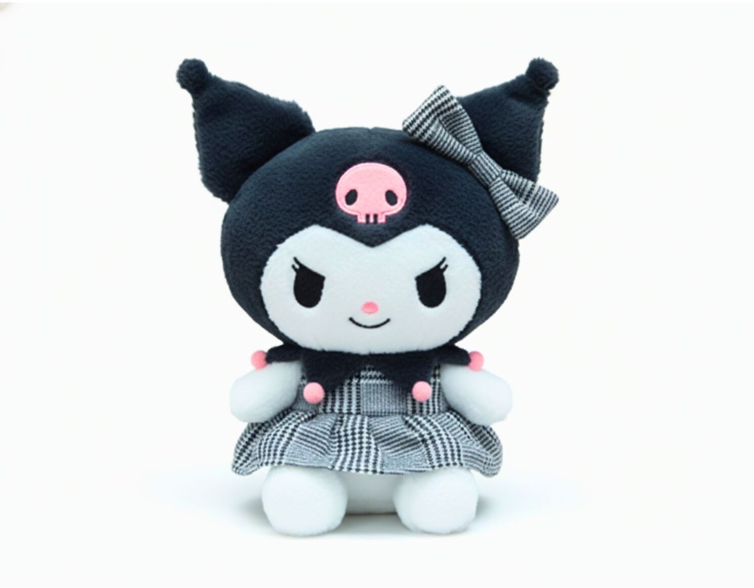 Kawai Kuromi Teddy Toy Cute Plush Doll, Kawaii Stuffed Animal - 22 cm