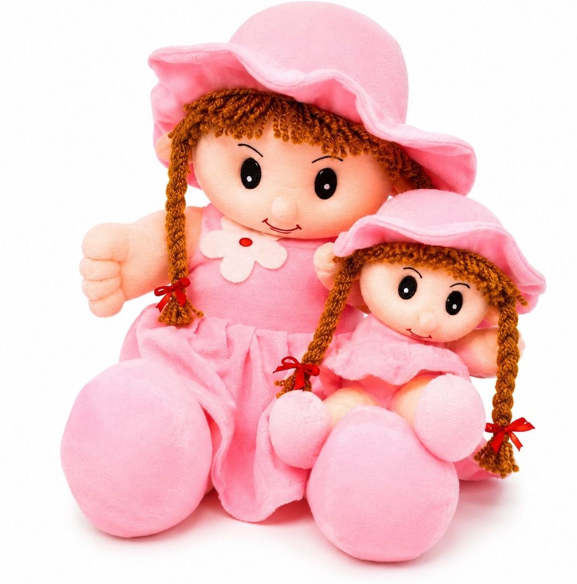 panda nest Cute Soft Teddy Doll Pair Toy for Kids| Stuffed Soft Toy| Red plush Kids toy - 30 cm-picture-48