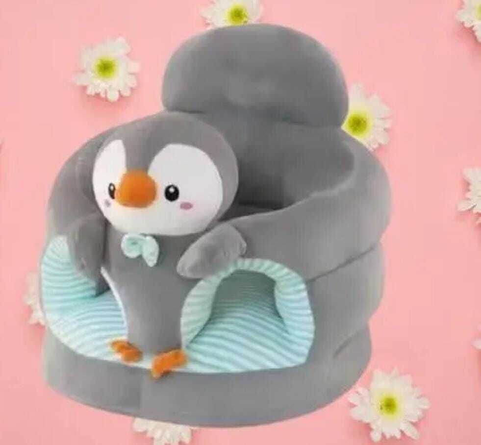 Sofa for Kids Soft Plush Cushion Baby Sofa Seat ROUND-GREY-PANGIUN-XQ-02 - 35 cm-image-3
