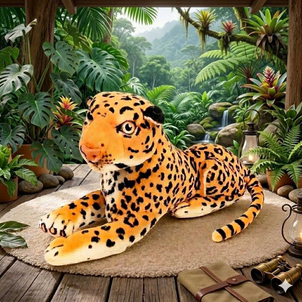 intelligent Leopard Panther Soft Toy (IND*145)Stuffed For Kids - 15 cm-picture-13