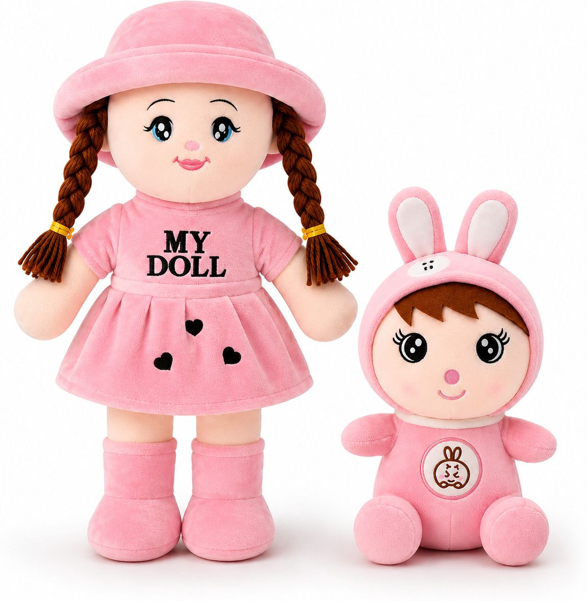 sadhana trends MY DOLL 40 CM AND BUNNY 35 CM CUTE DOLL - 35 cm-picture-24