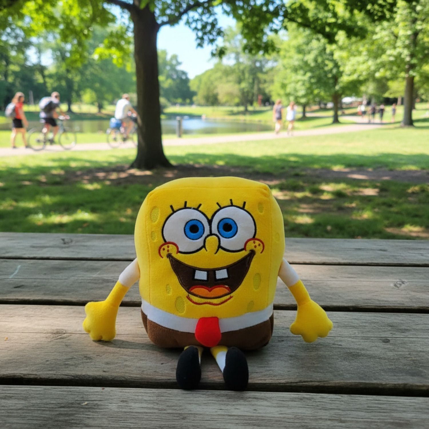 Super Soft Yellow Sponge Bob Plush Teddy Toy - 30 cm-image-26