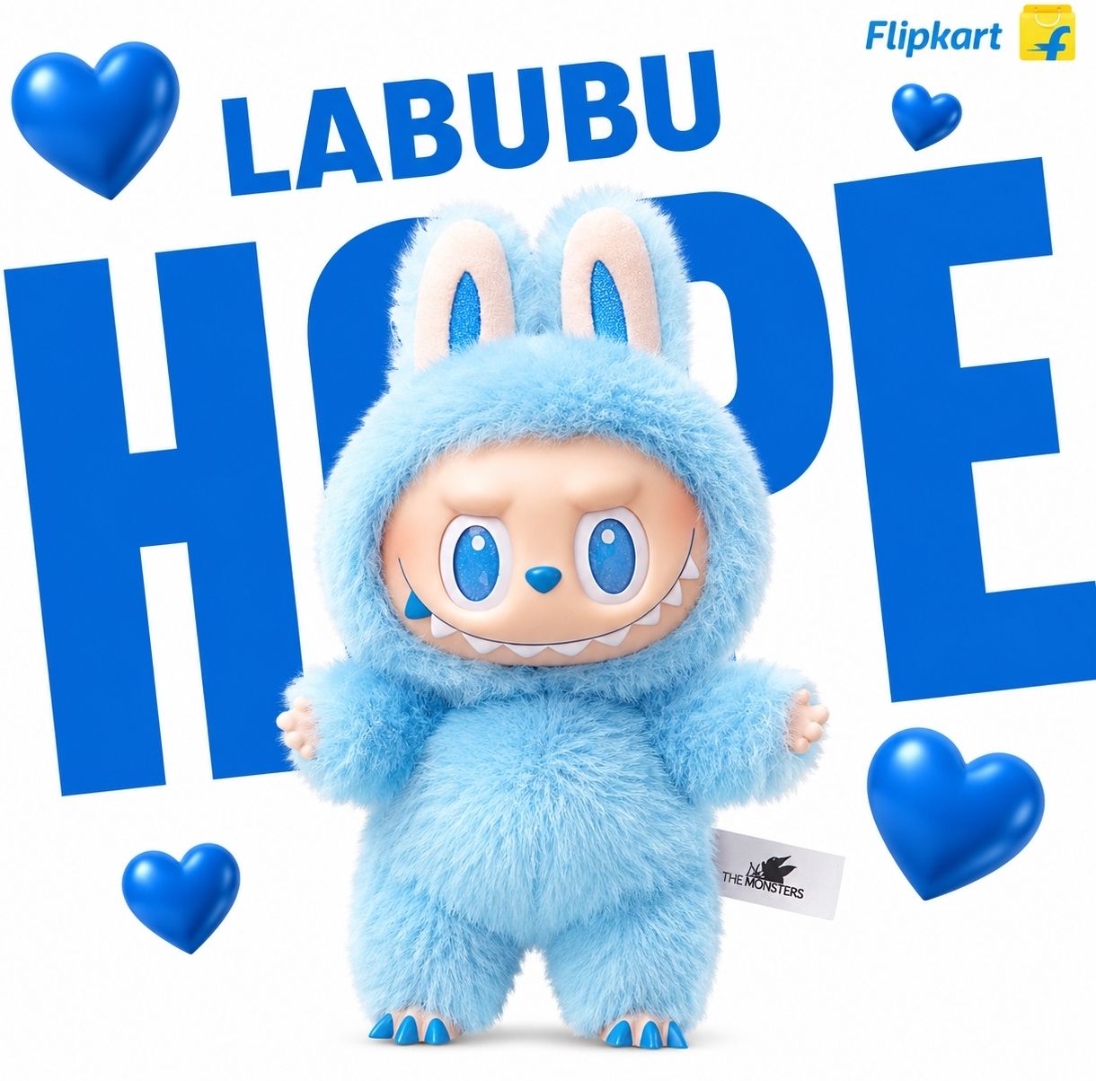 bugga enterprises Blue Labubu Big Into Energy – Hope Edition - 17 cm-picture-25