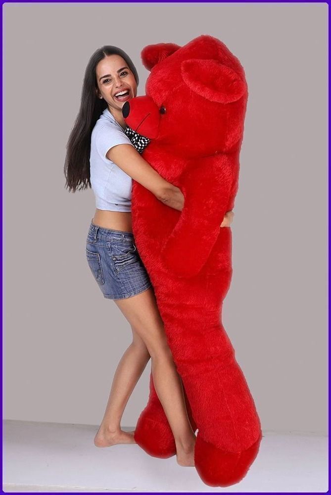 NewZ_3 feet Stuffed Animals Plush Toy Doll for Girlfriend Children Pink (92 - 60 cm-image-15