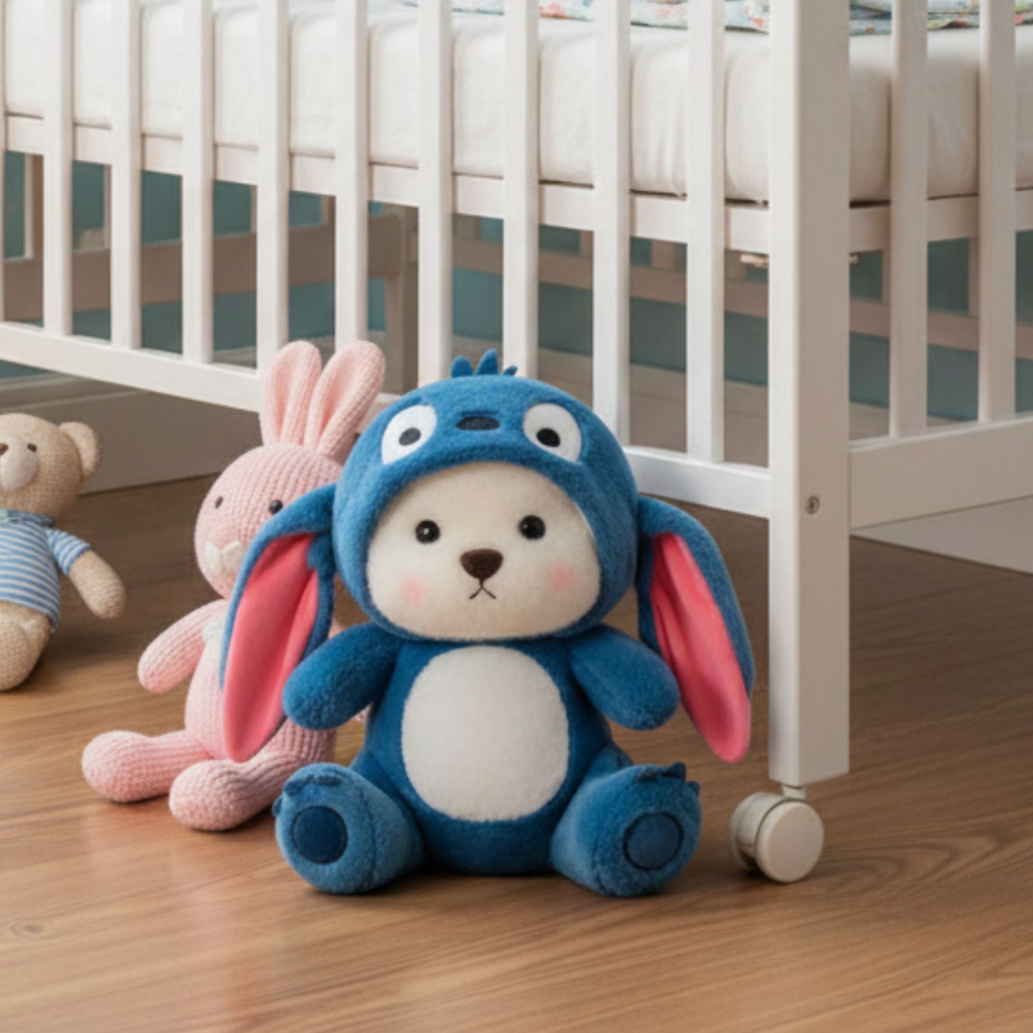 jr jack & rose Blue Hoodie Teddy Bear Soft Stuffed Animal Toy - 30 cm-picture-27