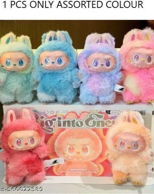 Labubu Keychain Plush - Trendy Collectible Doll_TY69 - 17 cm-image-46