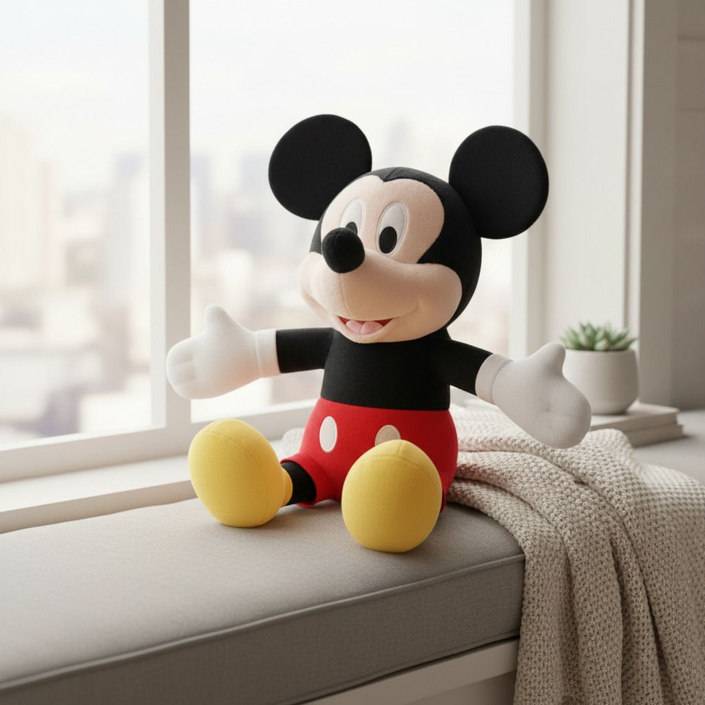 jr jack & rose Soft Red Mickey Cuddle Toy - 30 cm-picture-19