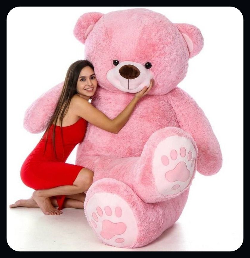 Approx 5 feet High Quality 5 feet Teddy Bear for someone special SL-99-new10 - 140 cm-image-1
