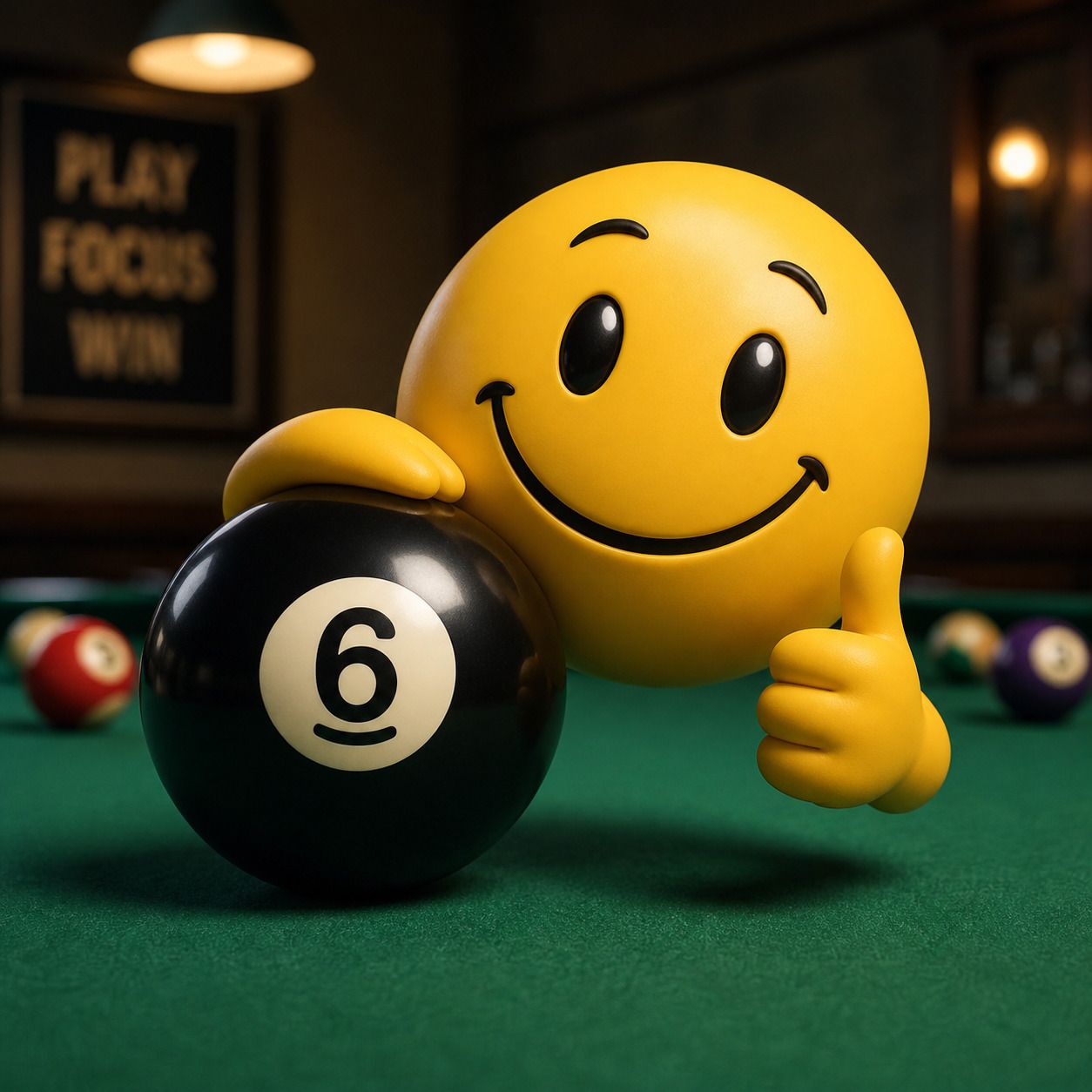 Foam Face Smiley Stress Ball toys - Set of 6 - 7 cm-image-39