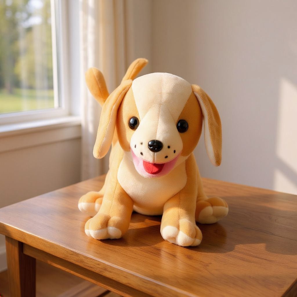 Happy Pug Dog Plush Doll - 30 cm-image-40