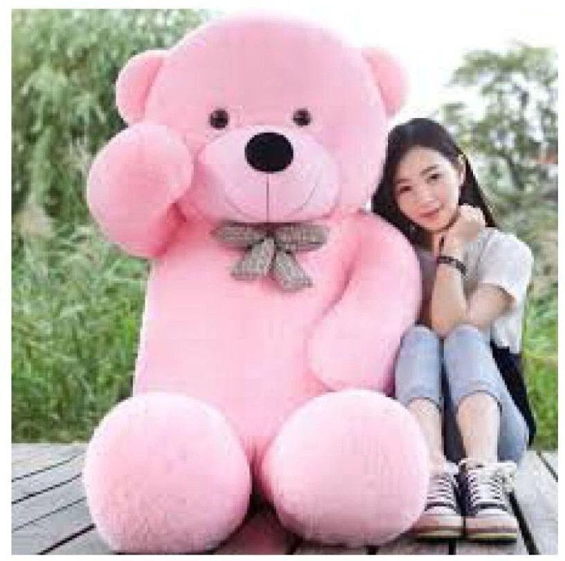 jai maa kamla NewSoft and CuteTeddy Bear Pink Color 3 feet Teddy - 91(Pink) - - 60 cm-picture-25