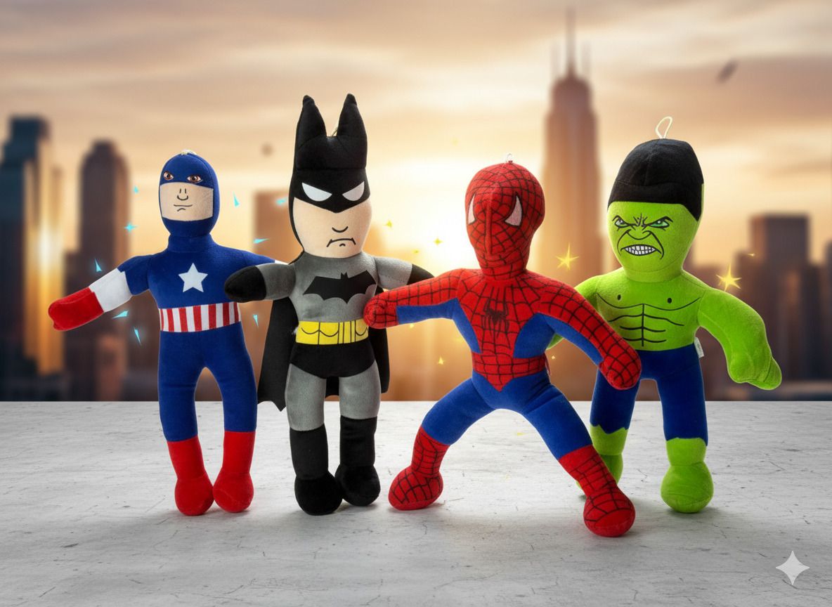 fun kids The Ultimate Superhero Squad - 4-in-1 Plush Combo! - 50 cm-picture-13