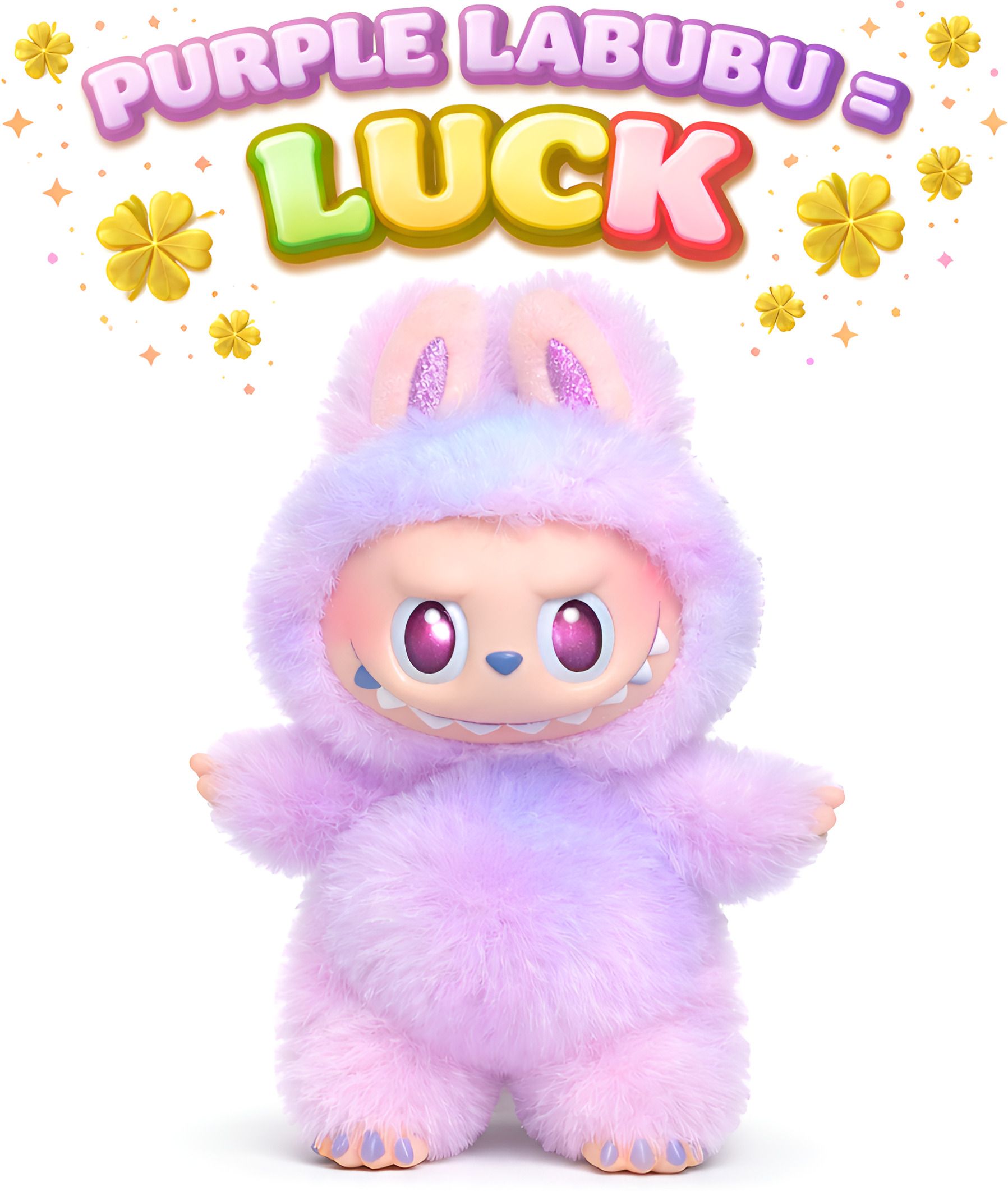 PURPLE Labubu Doll Big Into Energy Edition Trending Plush Collectable Gift Toy - 17 cm-image-40