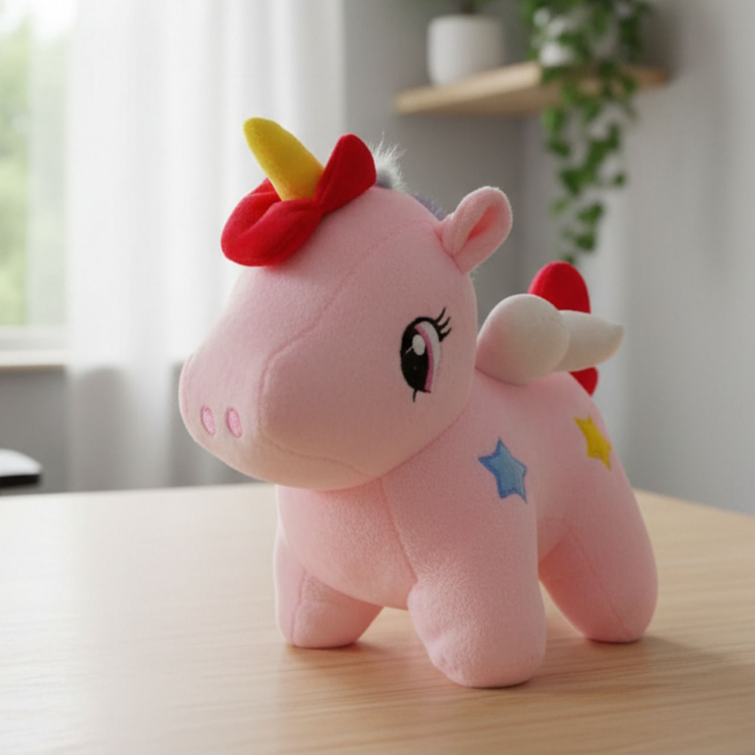 Luxury Pink Unicorn Teddy Plush Toy with Wings - 30 cm-image-26