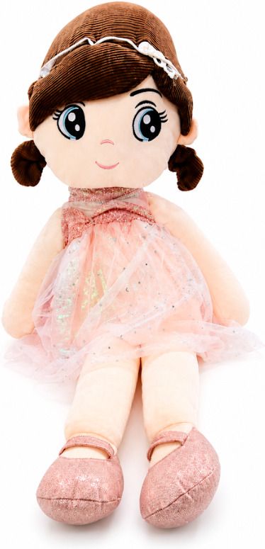 gurtoy Pink Princess Girl Plush Doll Soft Toy for Kids - 25 cm-picture-17