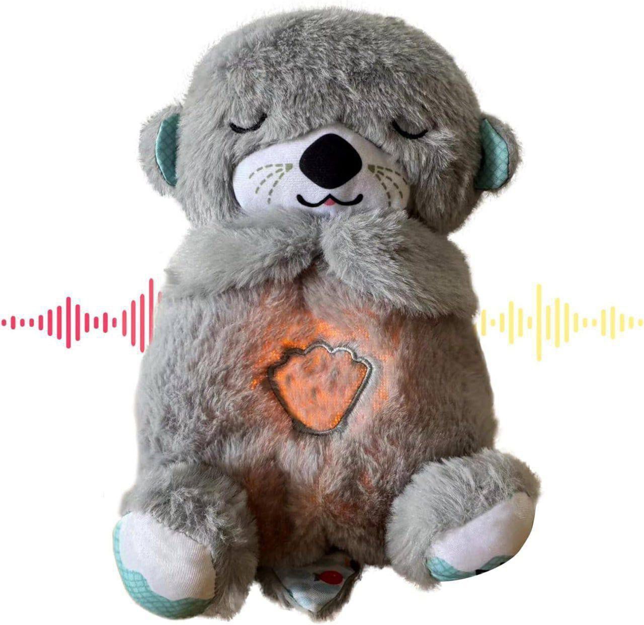 Teddy Bear Sleep Buddy Breathing Movements & Music, Teddy Cuddle Toy for Babies - 35 cm-image-10