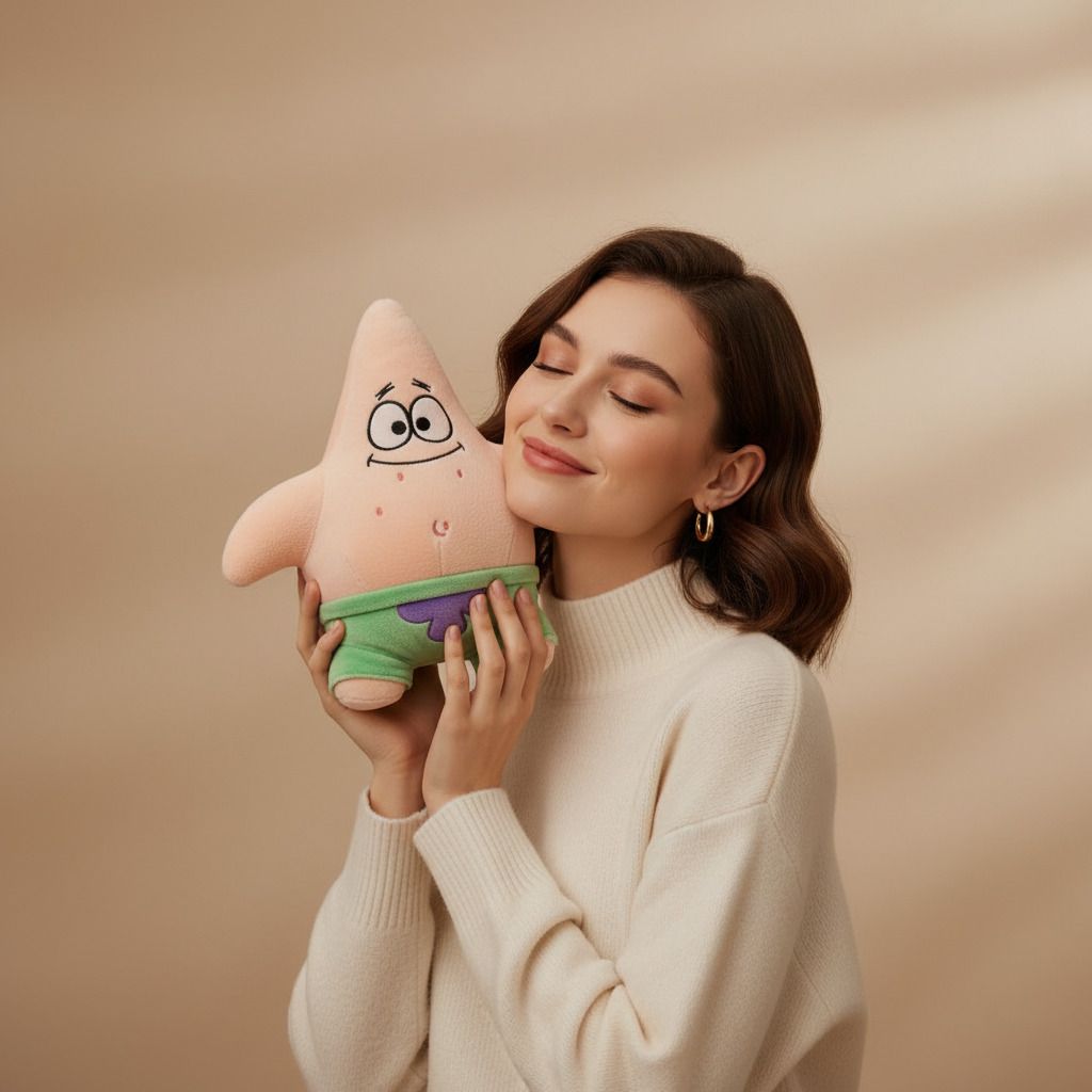 jr jack & rose Patrick Star Cartoon Soft Plush | Cute Kids Stuffed Toy - 30 cm-picture-19