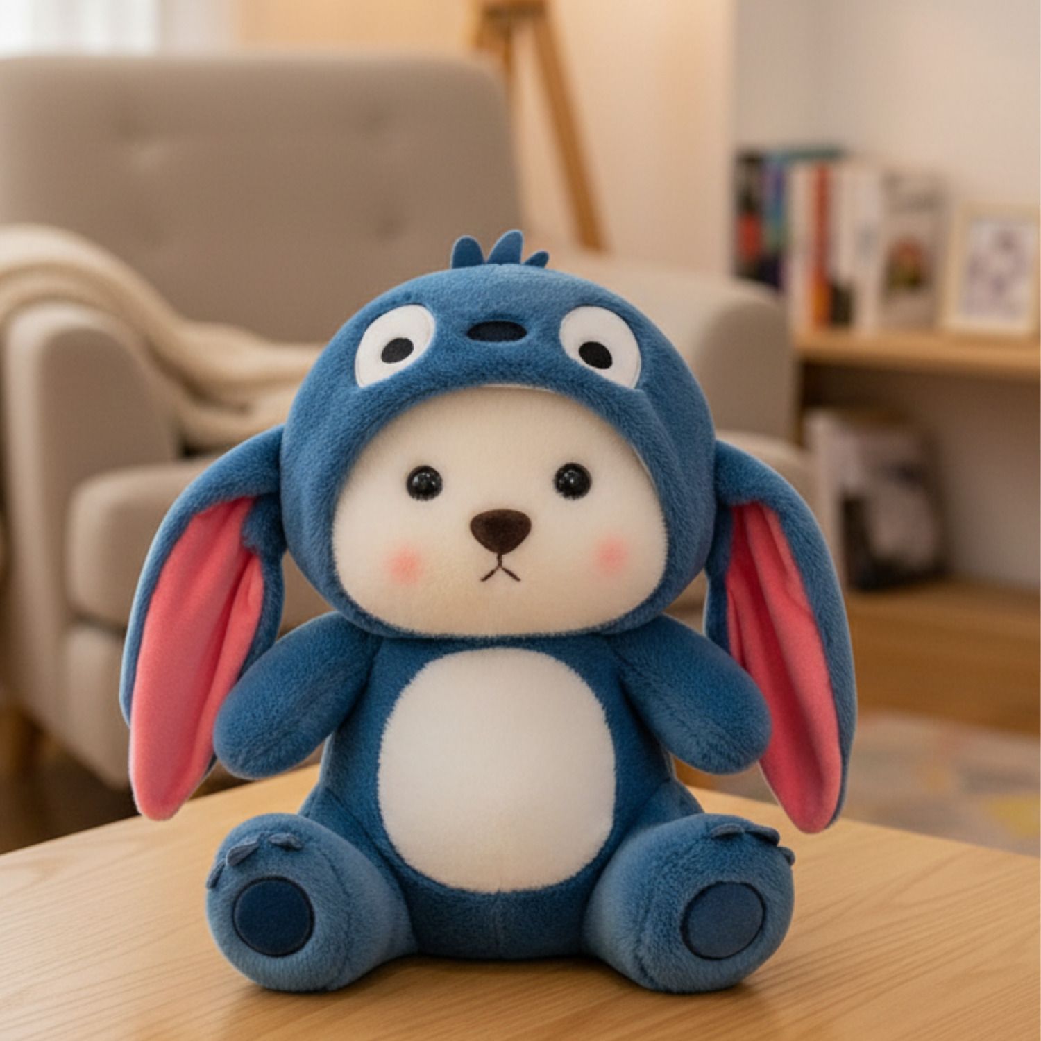 jr jack & rose Blue Hoodie Plush Teddy Bear for Birthday Gift - 30 cm-picture-36