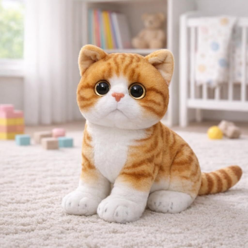 Cat Plush Toy 30cm Stuffed Plush Animal for Kids & Adults | Kawaii Cute Cat Toy - 30 cm-image-49