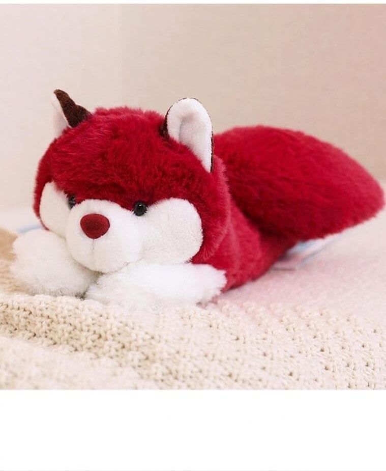 kpn cuddly Red Fox Plush Stuffed Animal Kids Toy | Soft Wristband Slap Bracelet - 30 cm-picture-12
