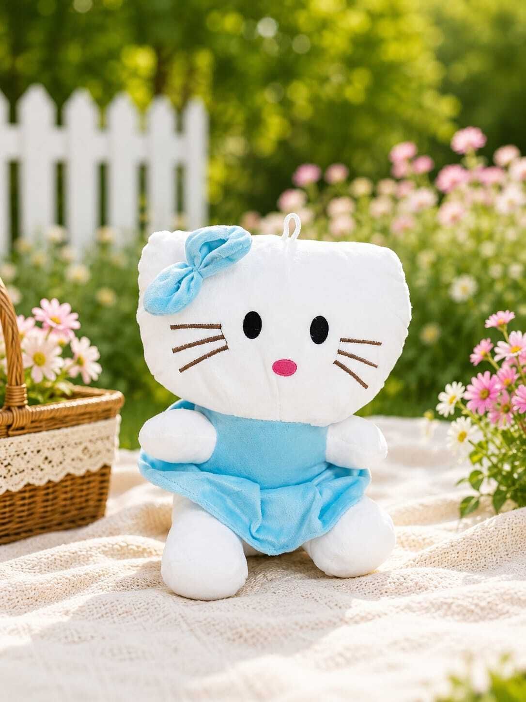 advika collection Cute Cat Plush Soft Toy - 24 cm-picture-38