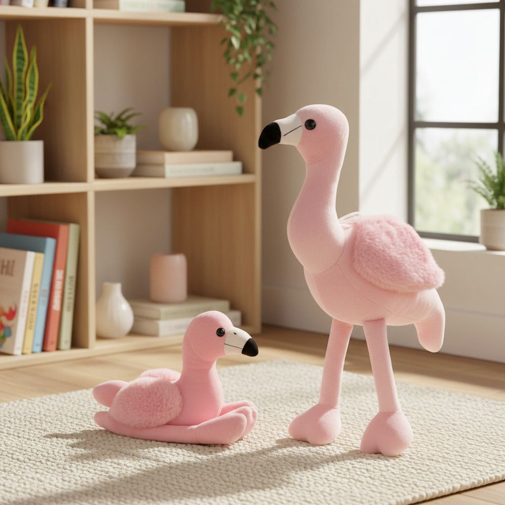 flamingo soft stuffed toy for kids - 40 cm-image-1
