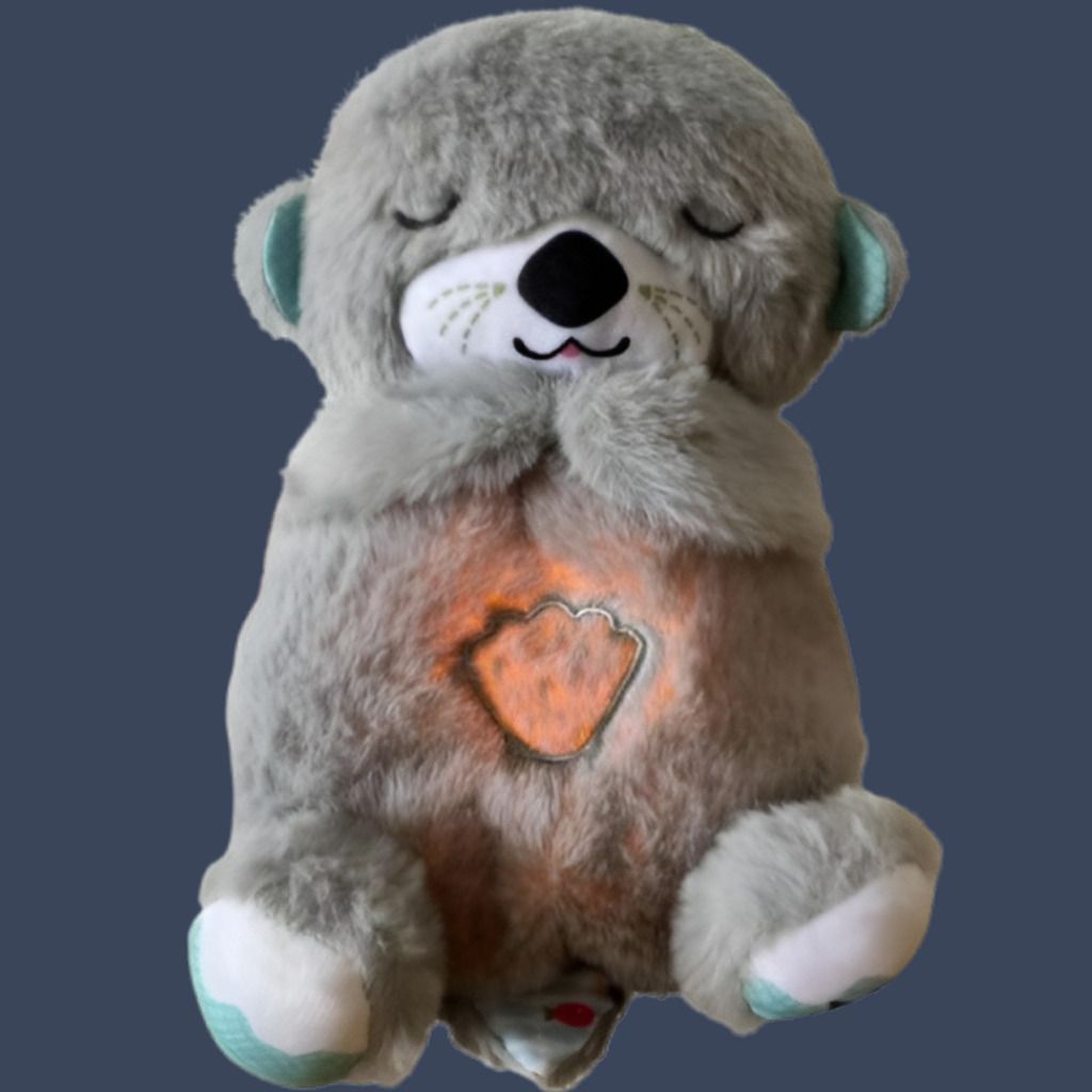 MoonMelody Breathing Plush Otter Toy - 30 cm-image-1