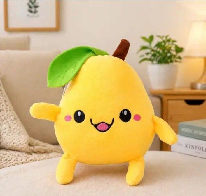 legal love Cute Mango Plush Toy Soft Toy for kids -20 cm (yellow) - 20 cm-picture-17