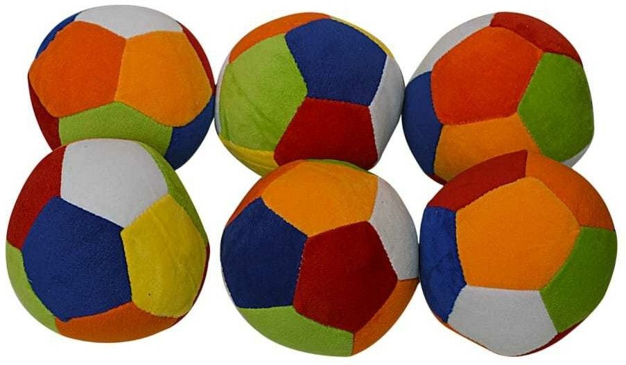 khatu shyam Ball soft toys baby toys multicolour 6 pisa set - 5 mm-picture-24
