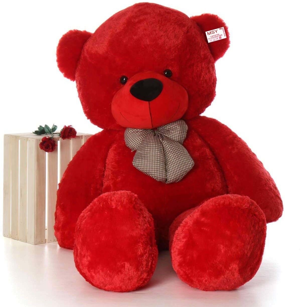 vs toys Teddy Bear for Girls, 3 feet red Teddy Bears, tady Bears Toys Big Size Latest - 36 inch-picture-28