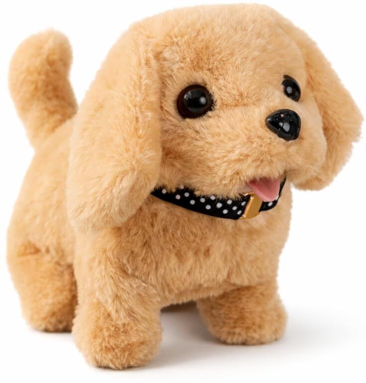 bitline Cute Plush Puppy Toy| Soft & Interactive Toy Walking Barking-picture-14