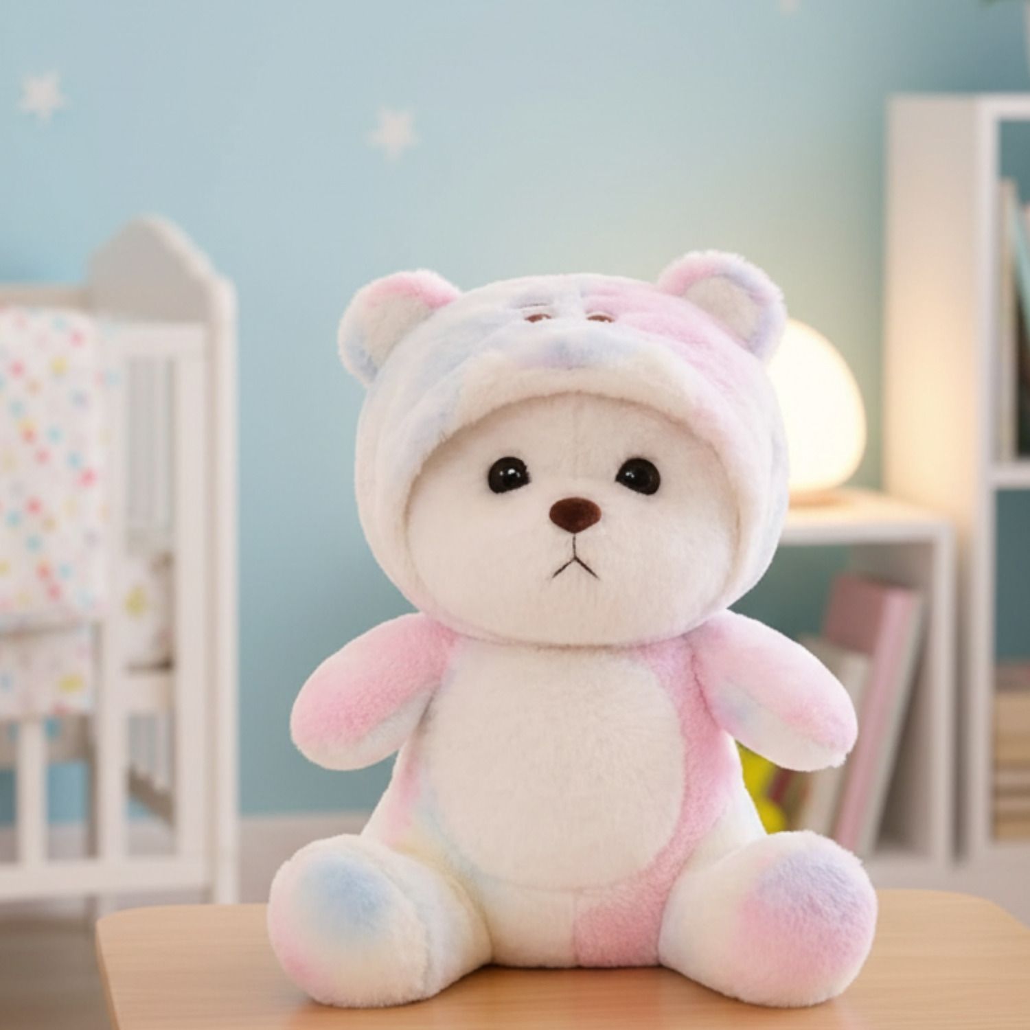 Multi Colour Huddy Bear Soft Toy - 30 cm-image-10