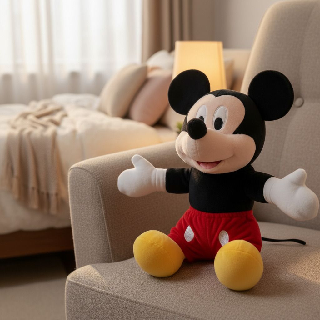 jr jack & rose Cozy Red Mickey Stuffed Plush - 30 cm-picture-23