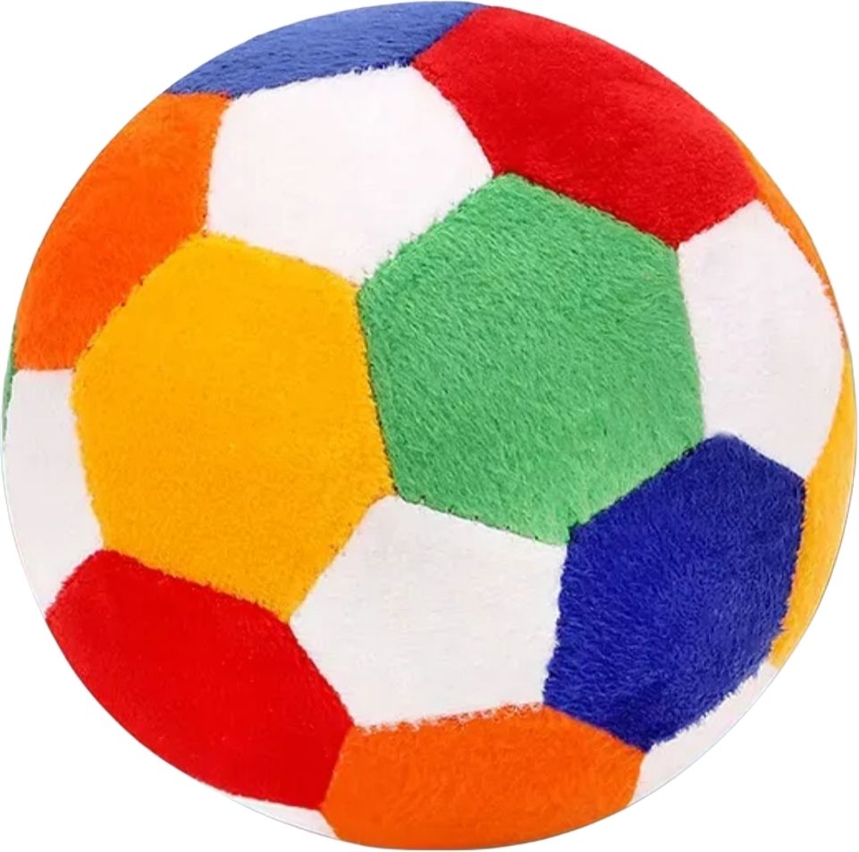 Soft Toy Simple multi-color ball for kids and festival gifts 25cm ball - 10 mm
