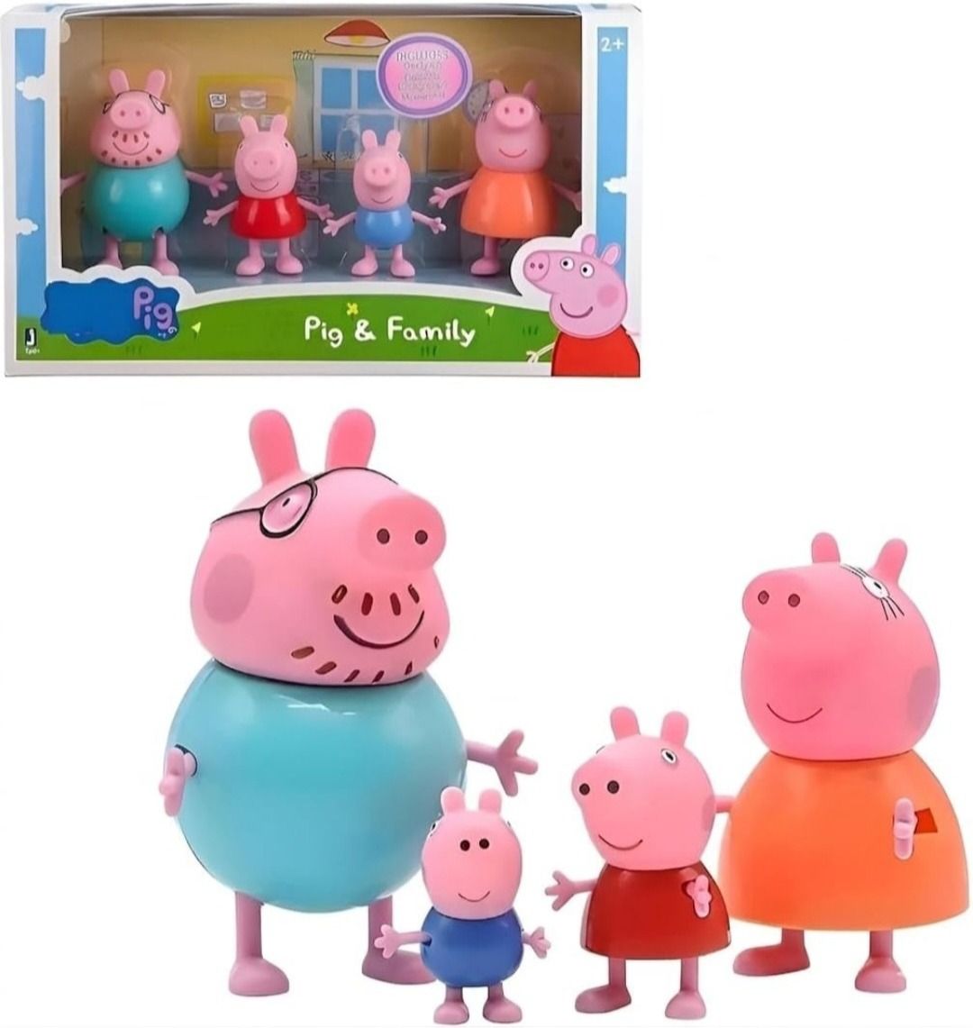 Peppa Pig Family Toys Set of 4 - George, Mummy Pig, Daddy Pig & Grandparents - 0 mm-image-26