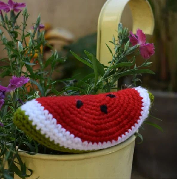 loophoop Crochet Handmade Watermelon - 8 cm-picture-1