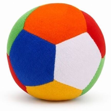 1 Plush Color Ball Toy Bright Soft Safe Gift For Babies Kids (FKT-242) - 10 cm-image-39