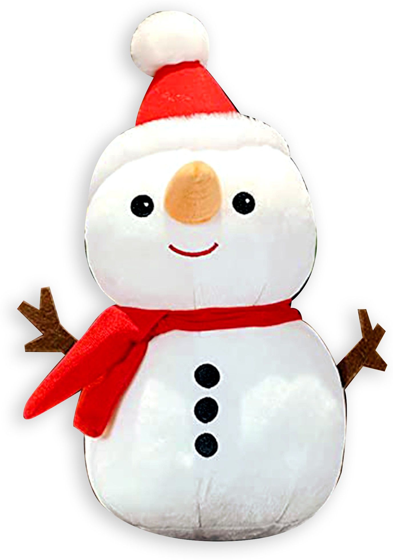 Snowman Plush Toy Stuffed Snowman Animal Christmas Soft Toys for Christmas- 35 cm
