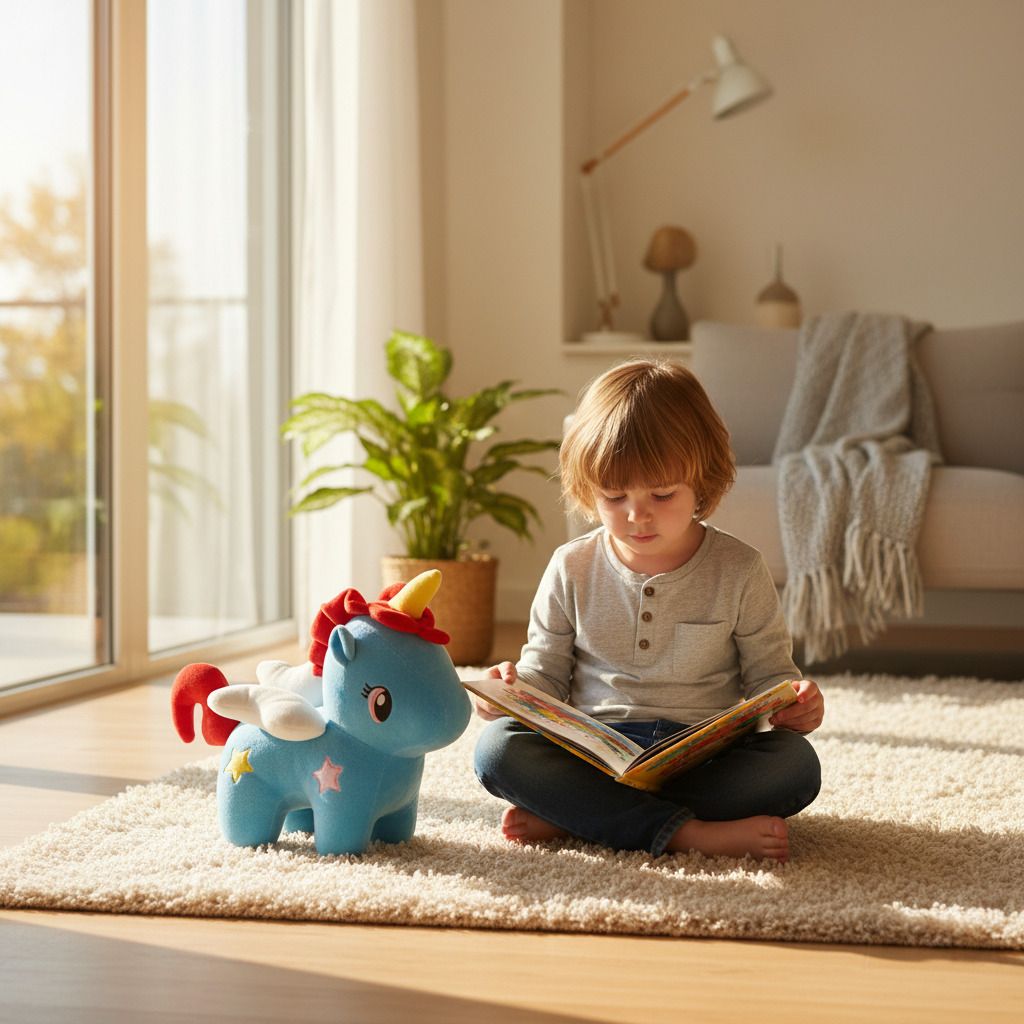 Winged Sky Blue Unicorn Plush Toy - 30 cm-image-32