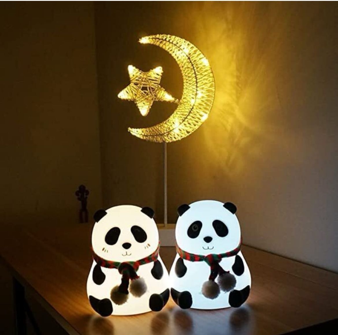 jaggo lal cute panda silicon usb rechargeable night light- 136 mm-picture-20